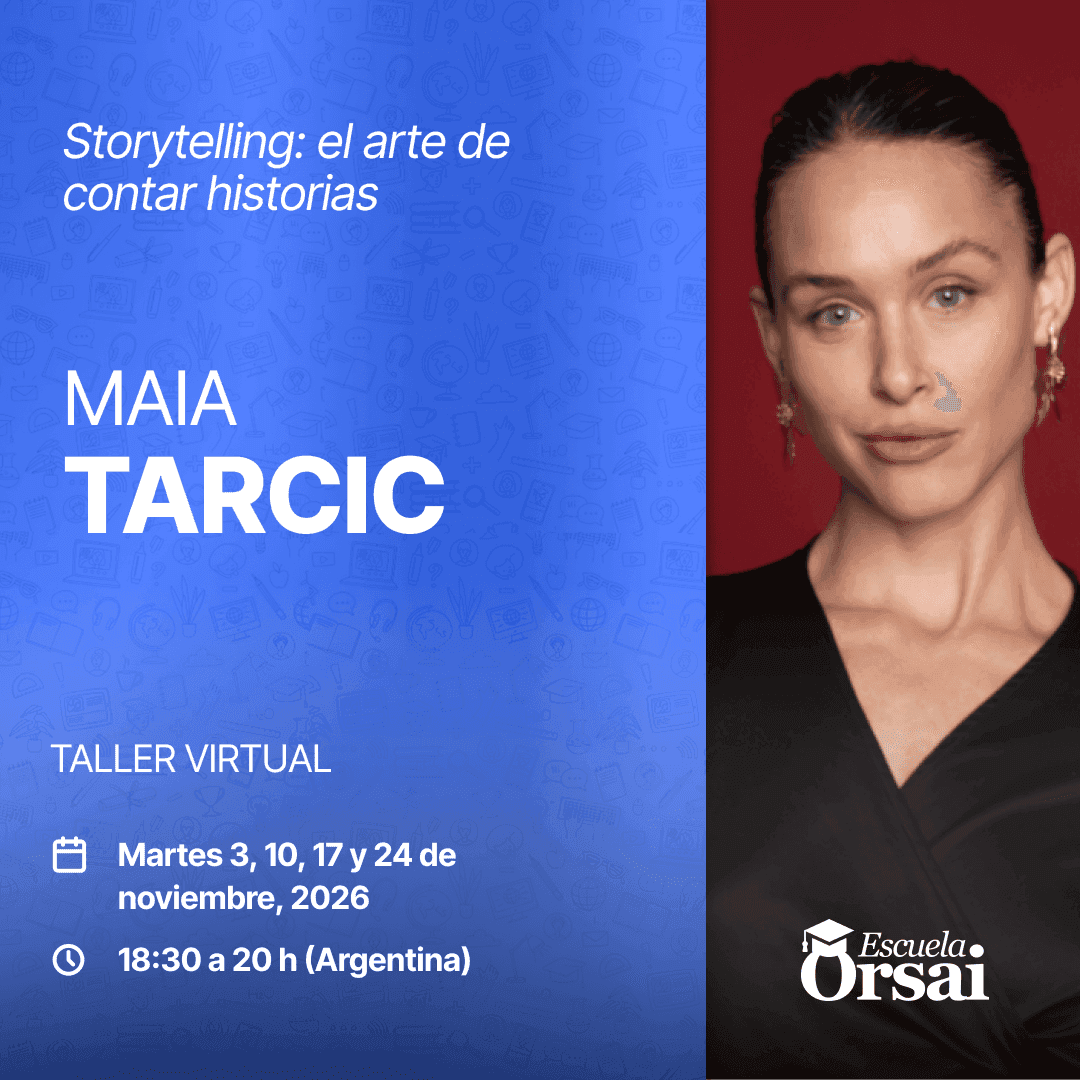 Retrato de Maia Tarcic, docente del taller