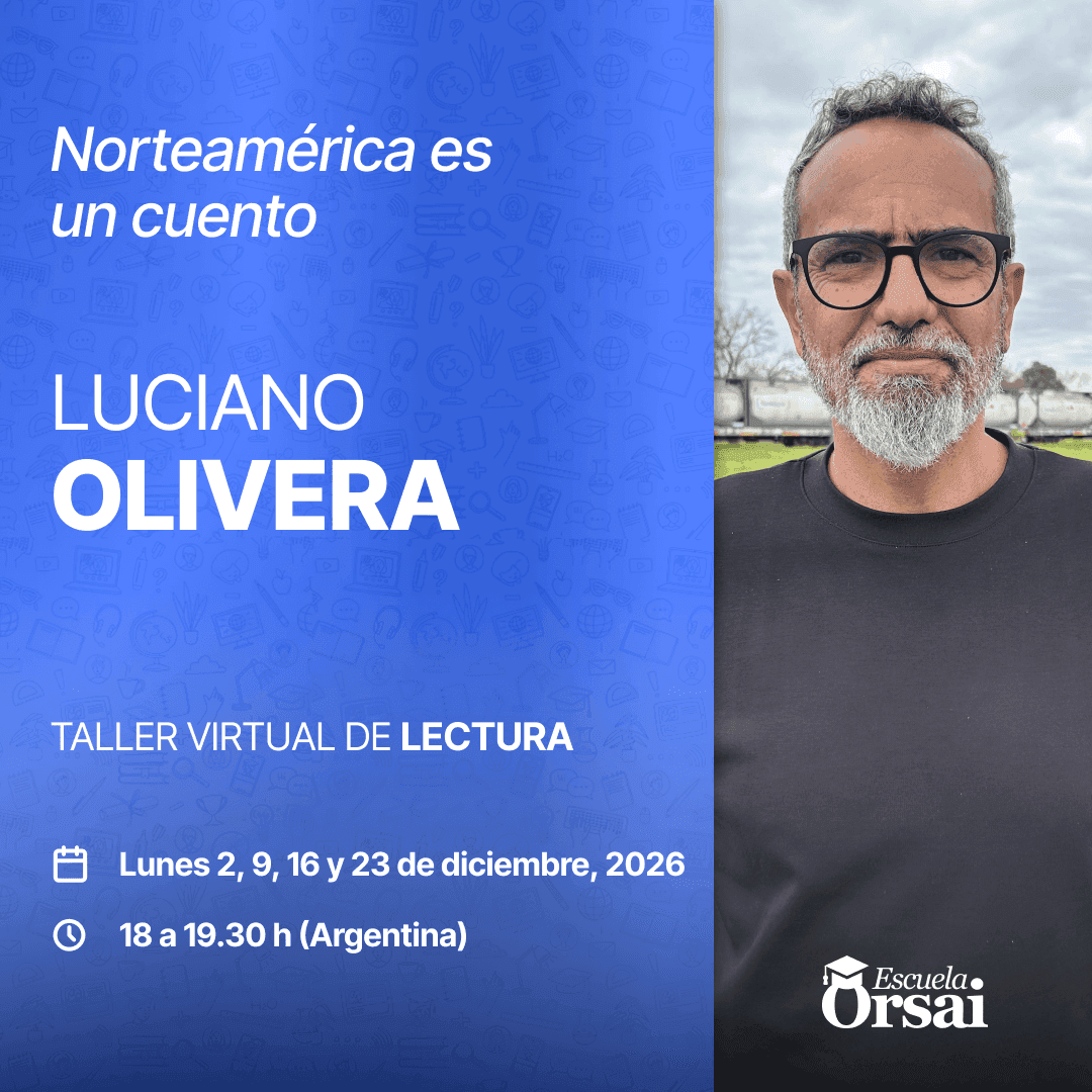 Retrato de Luciano Olivera, docente del taller