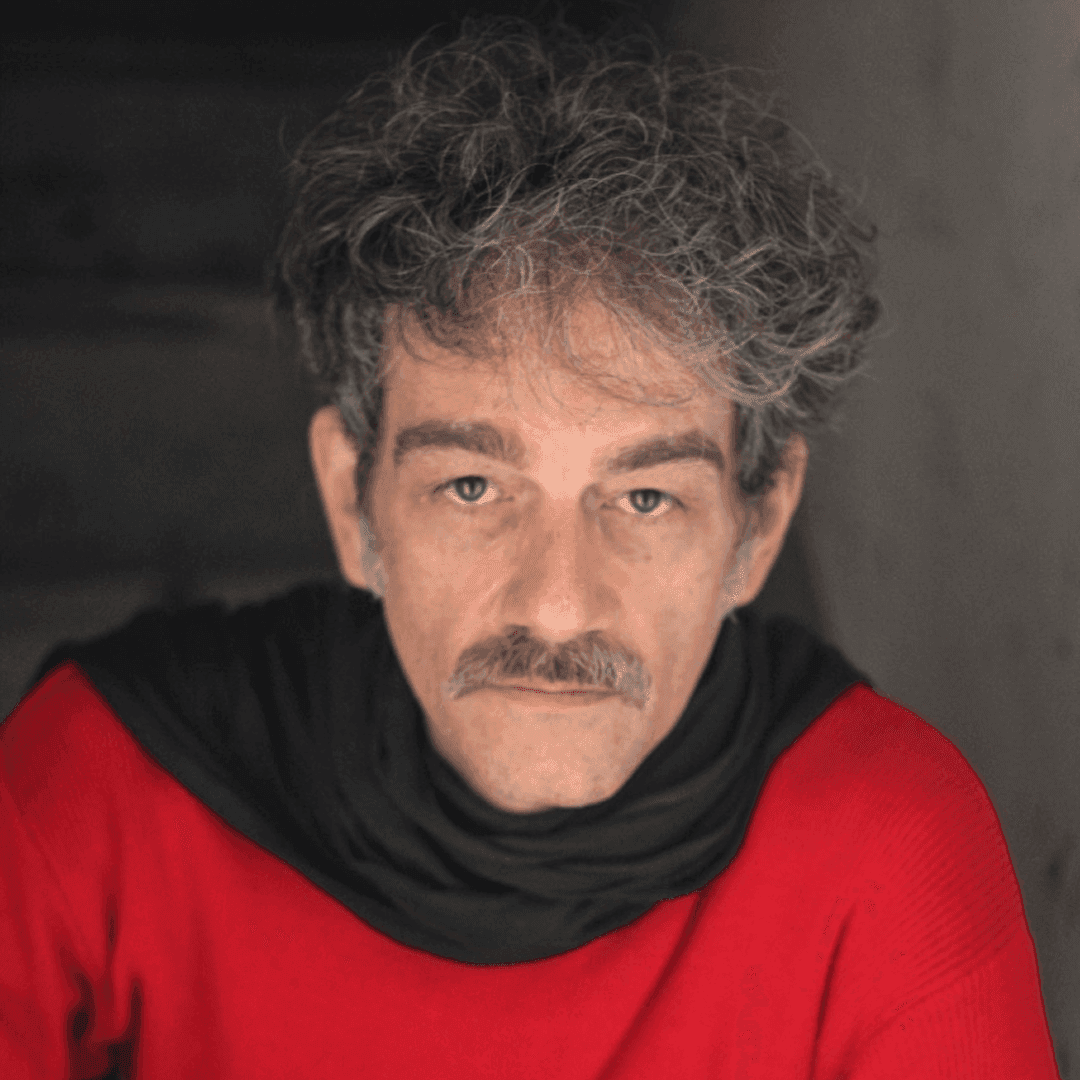 Retrato de Pablo Dacal, docente del taller