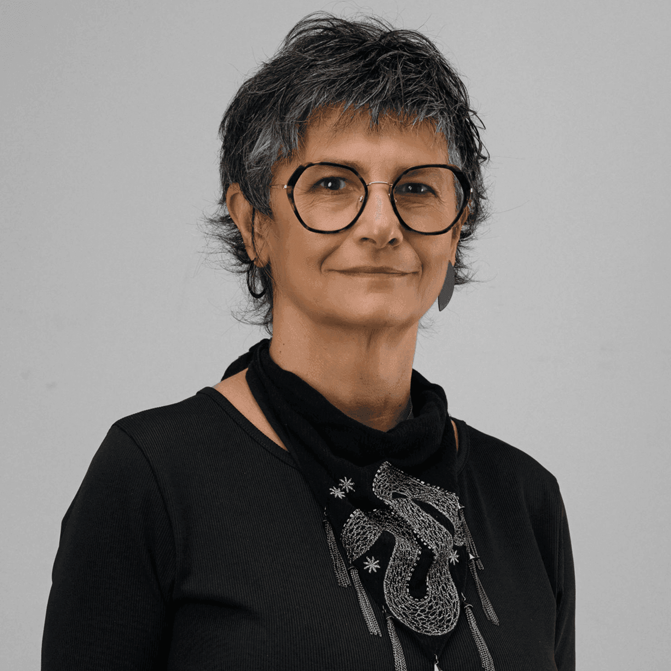 Retrato de Gabriela Saidon, docente del taller