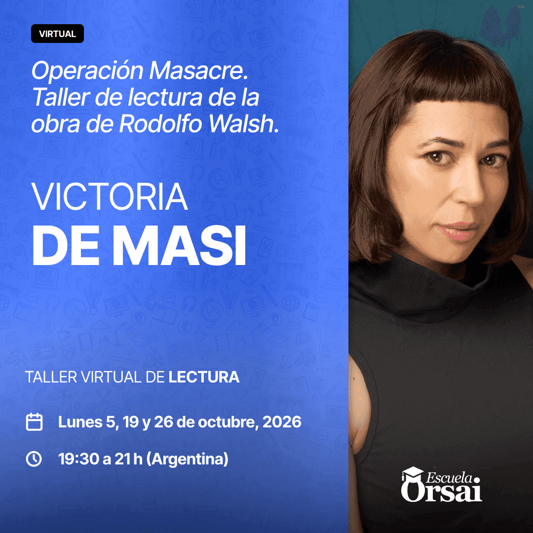 Retrato de Victoria De Masi, docente del taller