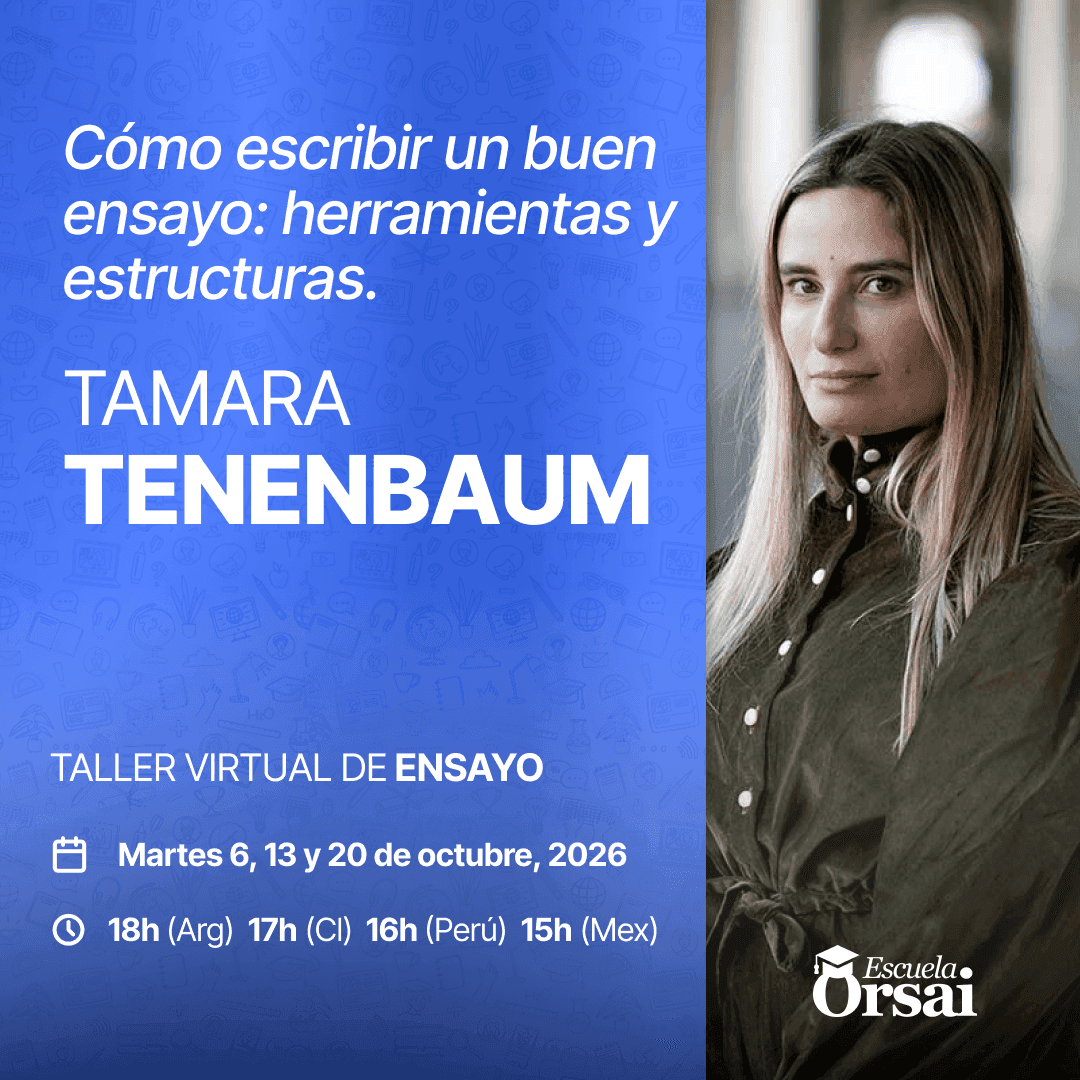 Retrato de Tamara Tenenbaum, docente del taller
