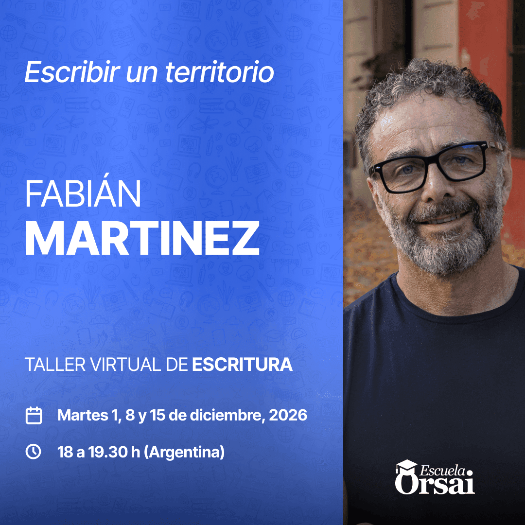 Retrato de Fabián Martínez Sicardi, docente del taller