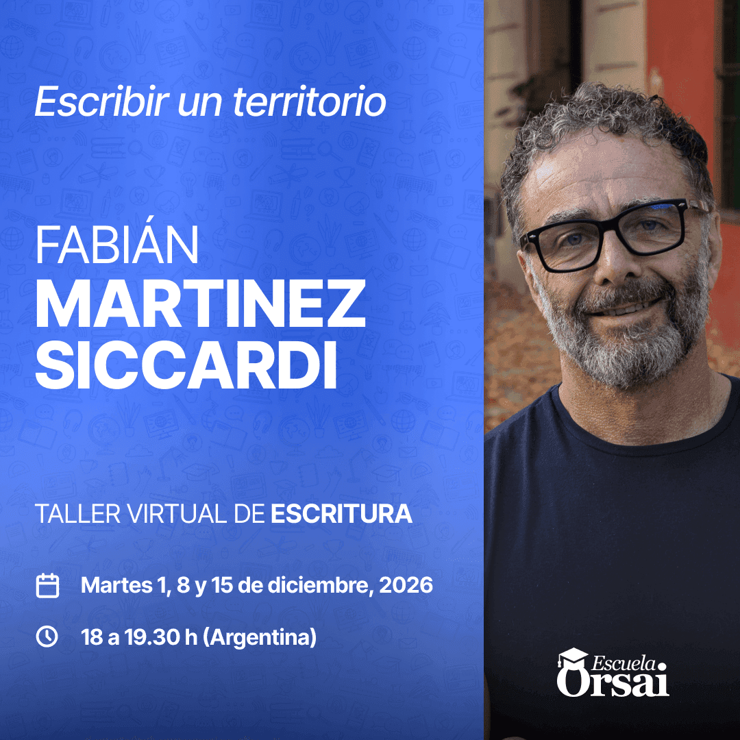 Retrato de Fabián Martínez Siccardi, docente del taller