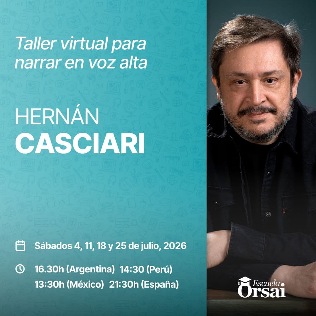 Retrato de Hernán Casciari, docente del taller