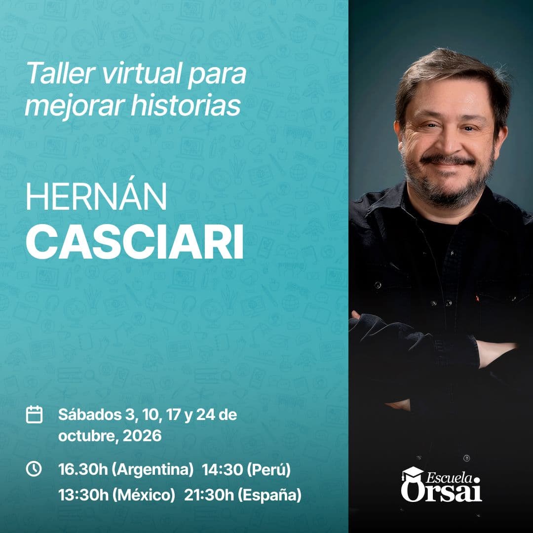 Retrato de Hernán Casciari, docente del taller
