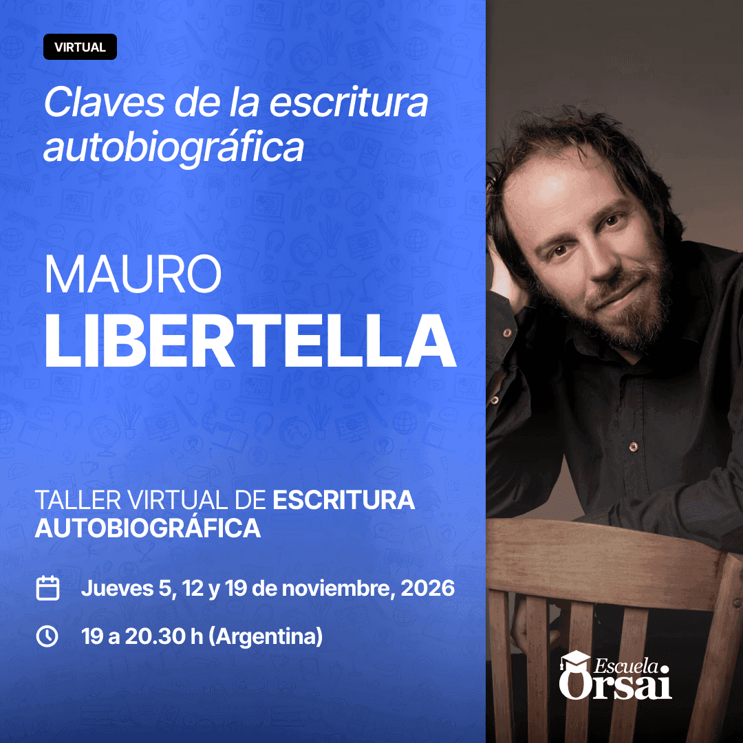 Retrato de Mauro Libertella, docente del taller
