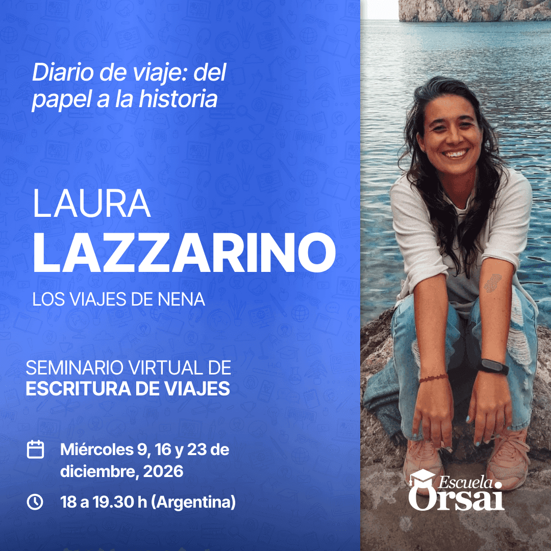 Retrato de Laura Lazzarino, docente del taller