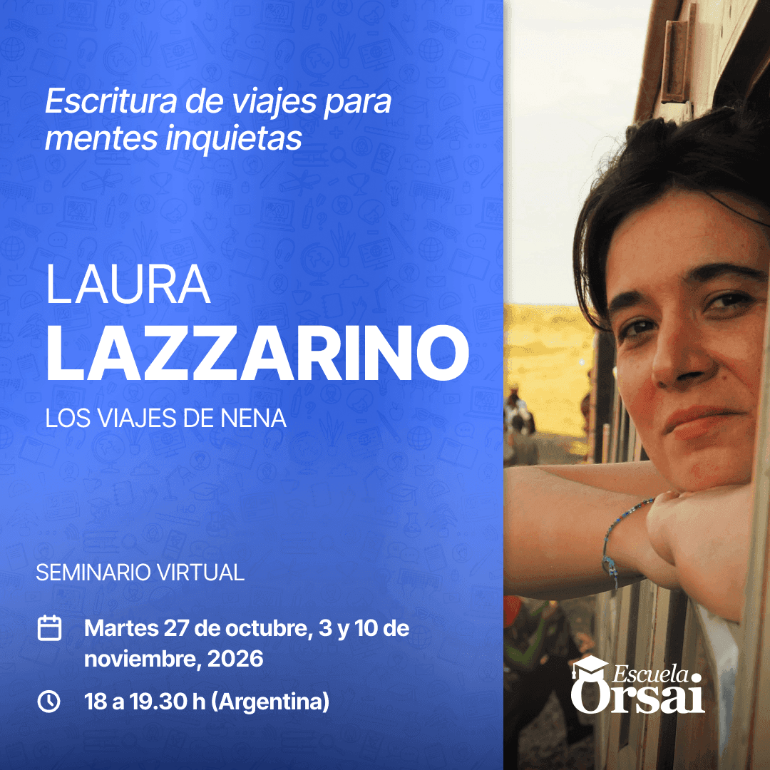 Retrato de Laura Lazzarino, docente del taller