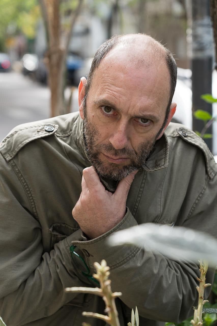 Retrato de Javier Diment, docente del taller