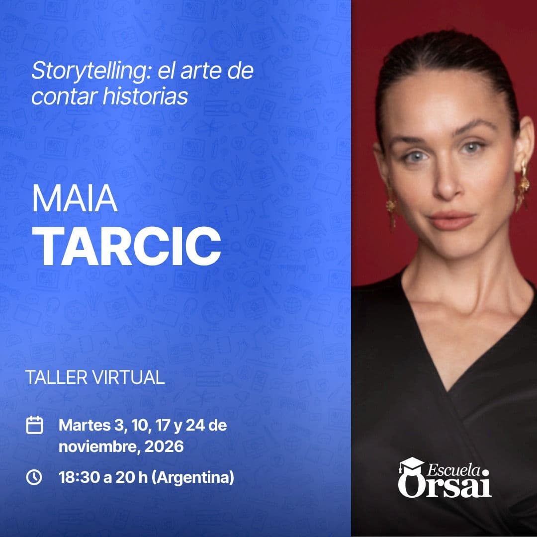 Retrato de Maia Tarcic, docente del taller
