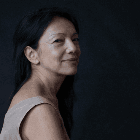 Retrato de Alejandra Kamiya, docente del taller