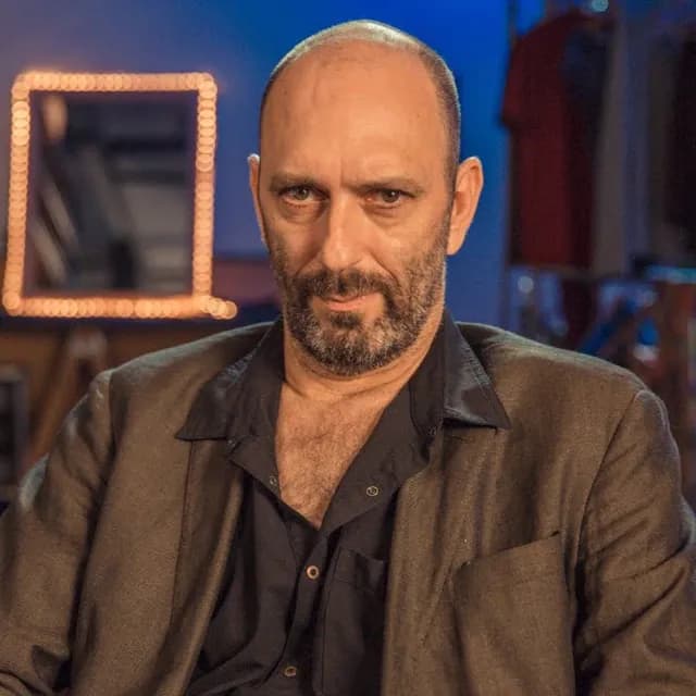 Retrato de Javier Diment, docente del taller