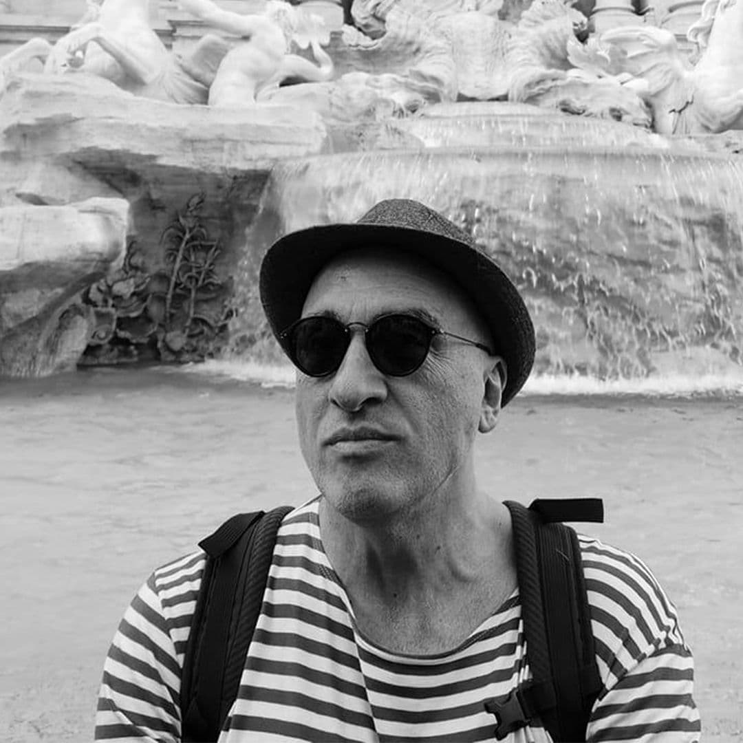 Retrato de Miguel Rep, docente del taller